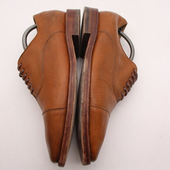 Thursday Oxford Shoes Men's Size 11 Casual Brown Leather Cap Toe Lace Up - Picture 9 of 13